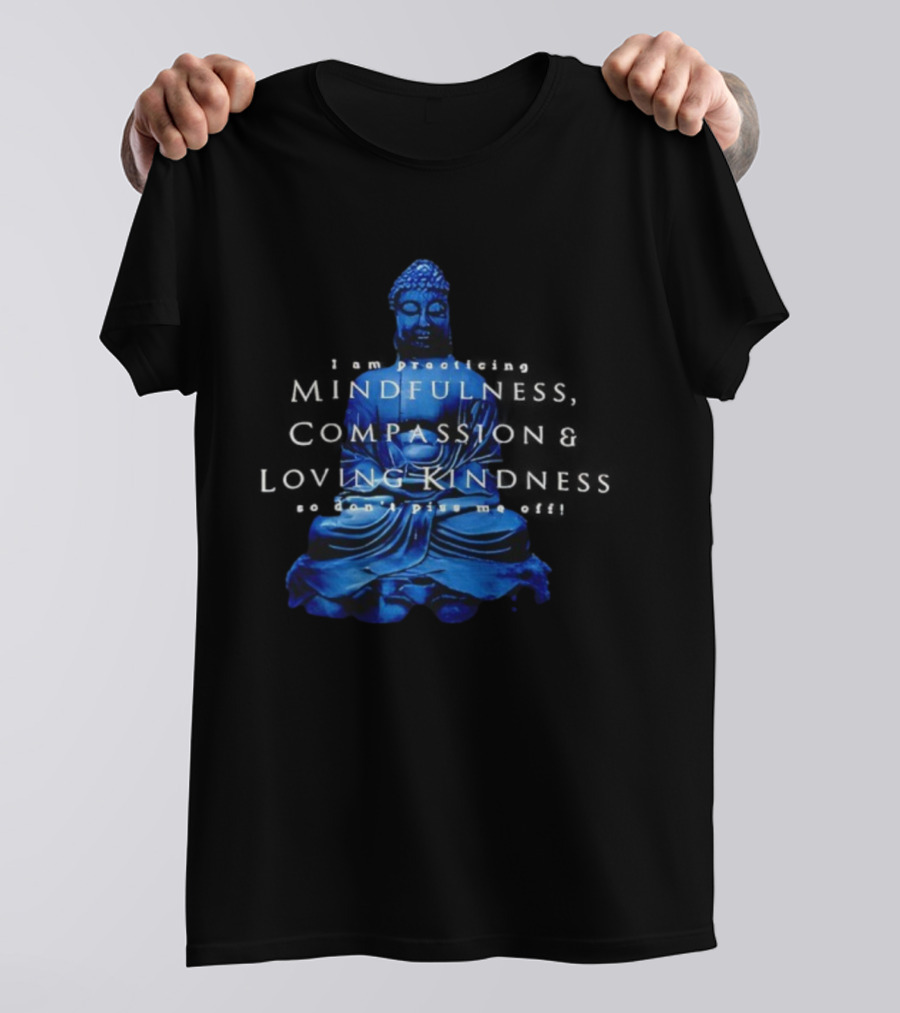 Mindfulness Compassion Loving Kindness Buddha Meditation T-Shirt