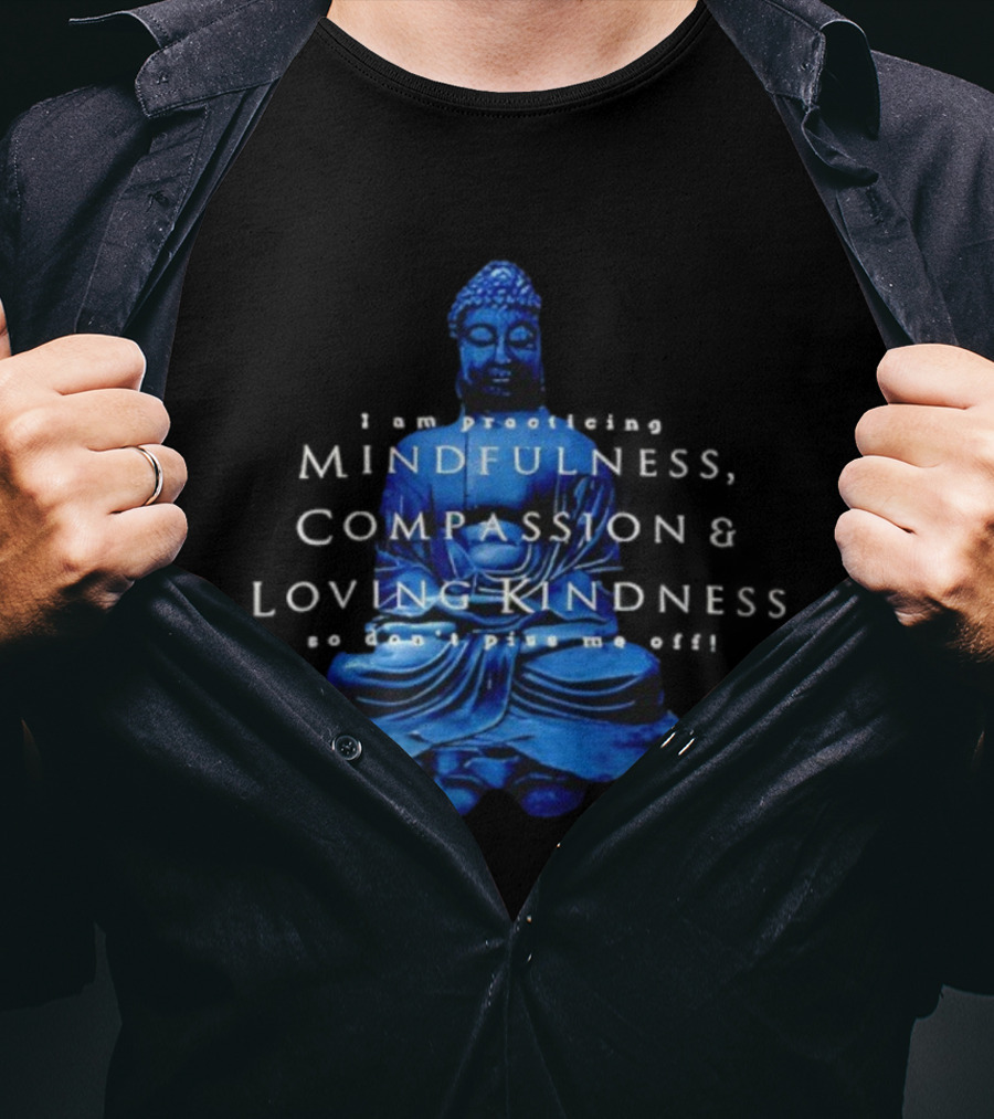 Mindfulness Compassion Loving Kindness Buddha Meditation T-Shirt