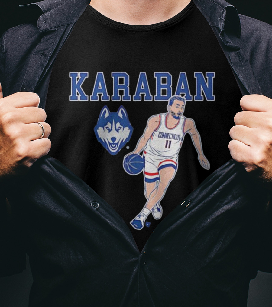 UConn Basketball Karaban Connecticut Huskies Number 11 T-Shirt