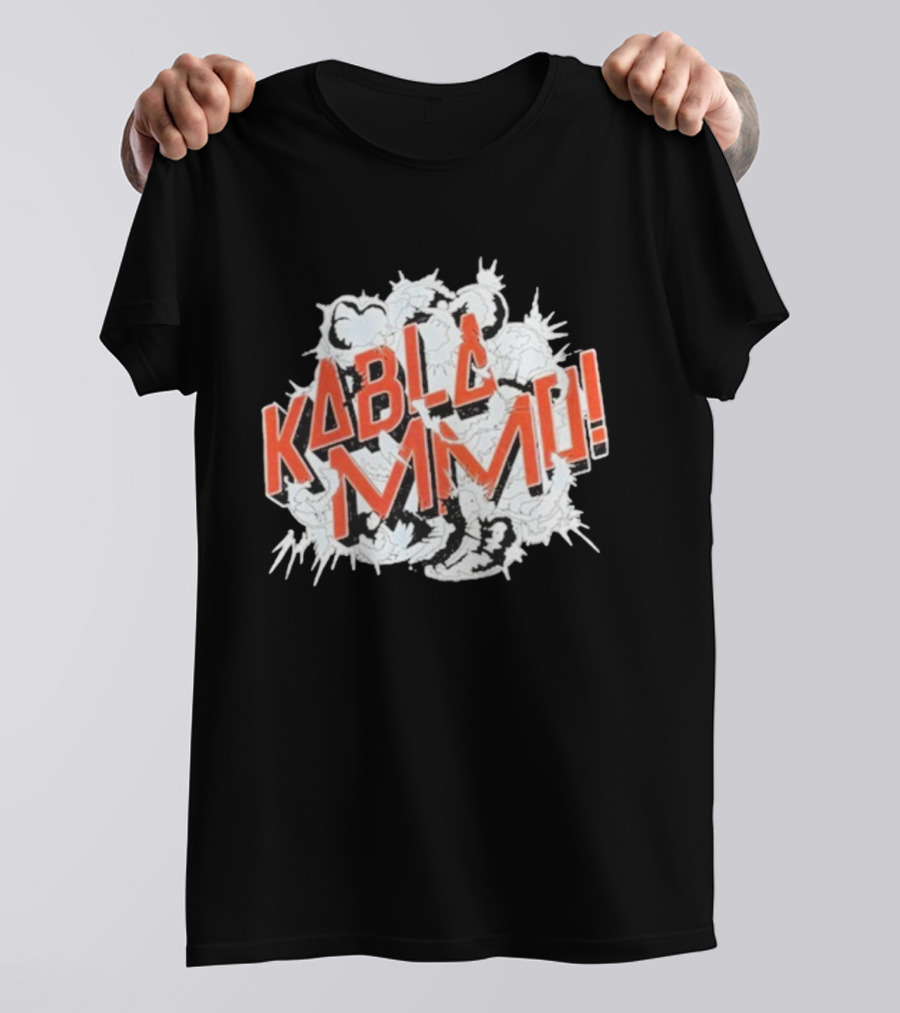 Kablammo Explosive Graphic Text Burst T-Shirt
