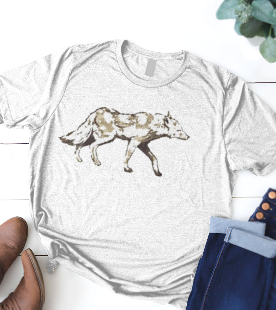 Carter Vail Coydog Industries Wolf Walking Logo T-Shirt