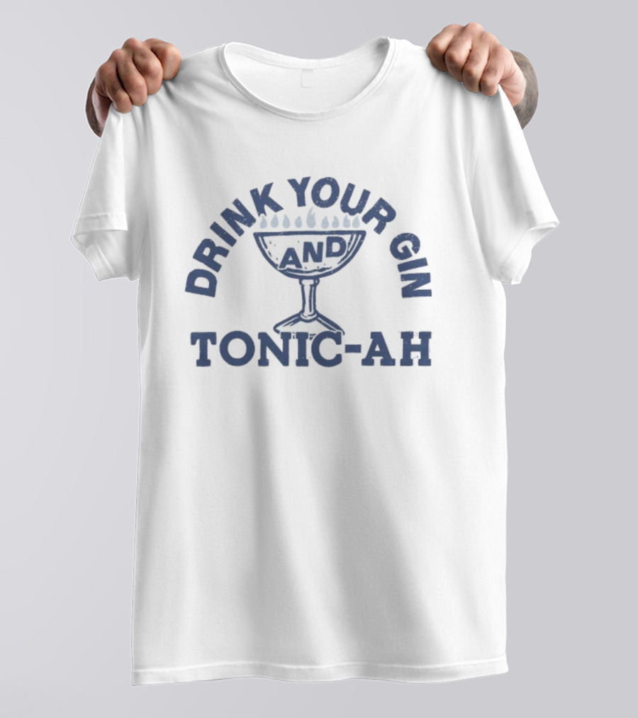 Drink Your Gin And Tonic-Ah Hanukkah Celebration Menorah Cup T-Shirt
