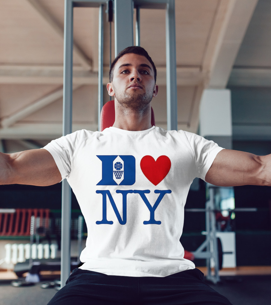 Duke Heart NY Basketball Symbol T-Shirt