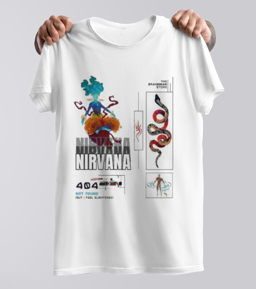 Nirvana The Brahmman Yoga Snake Meditation Symbol T-Shirt