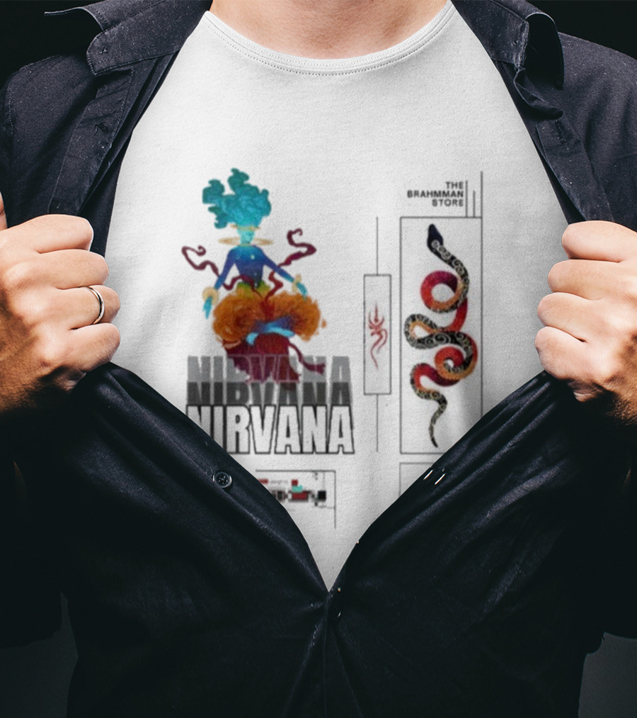 Nirvana The Brahmman Yoga Snake Meditation Symbol T-Shirt