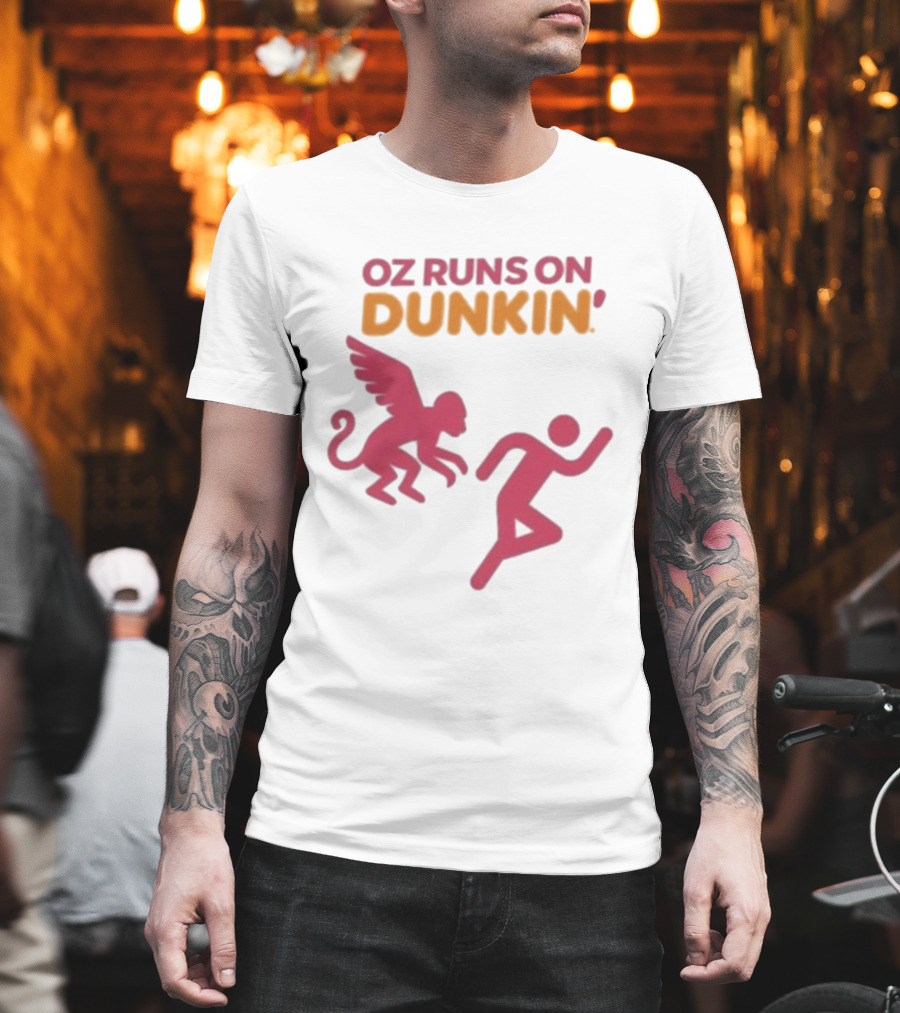 Wicked OZ Runs On Dunkin' Flying Monkey Chase T-Shirt
