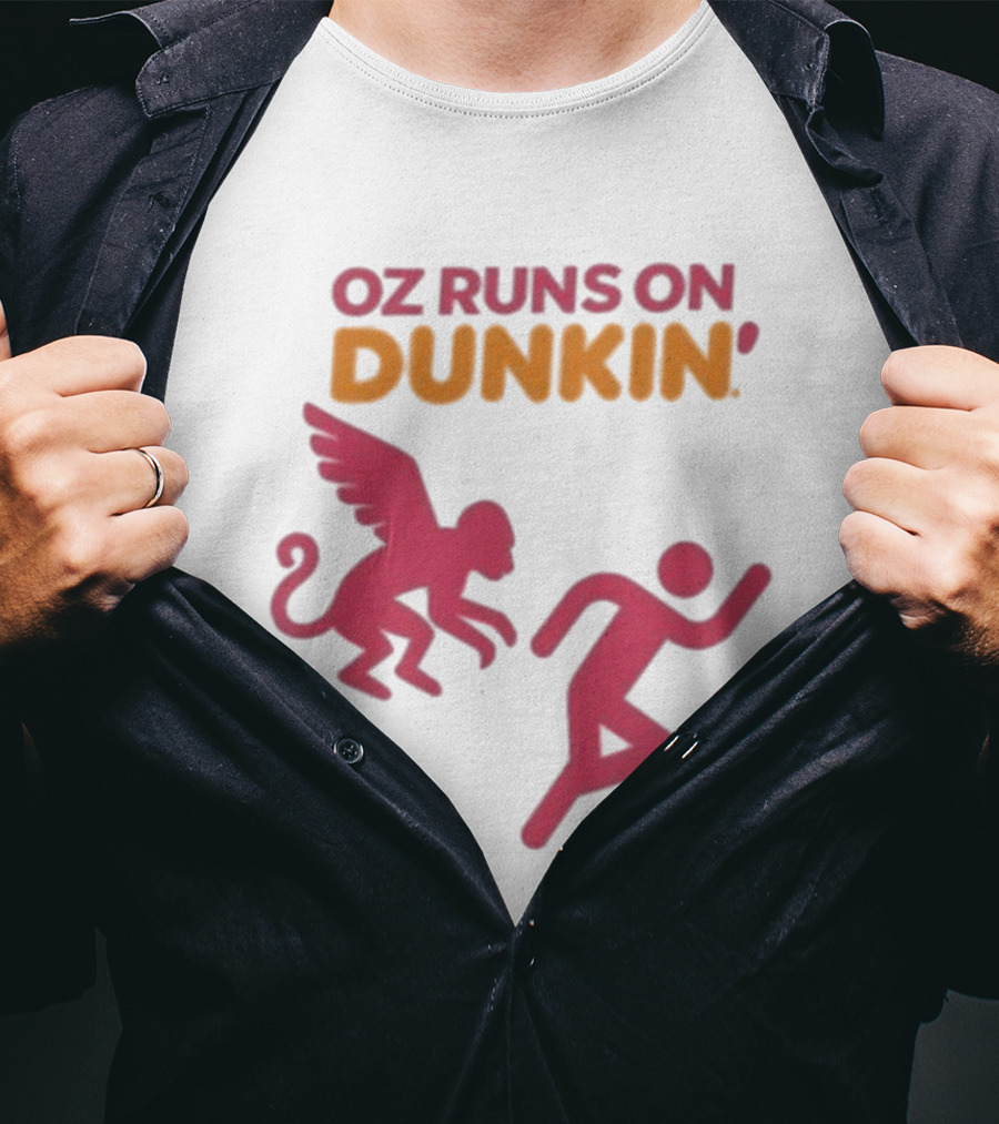 Wicked OZ Runs On Dunkin' Flying Monkey Chase T-Shirt