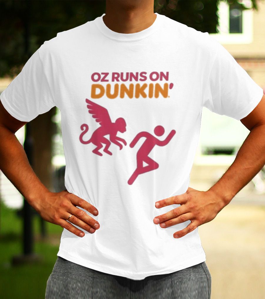 Wicked OZ Runs On Dunkin' Flying Monkey Chase T-Shirt