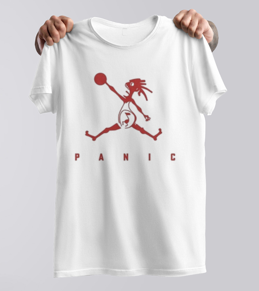 Panic Iconic Jumpman Basketball Tribute T-Shirt