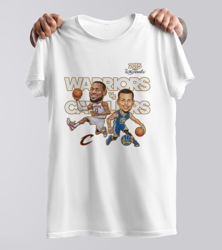 2015 Warriors Vs Cavaliers Stephen Curry LeBron James NBA Finals T-Shirt