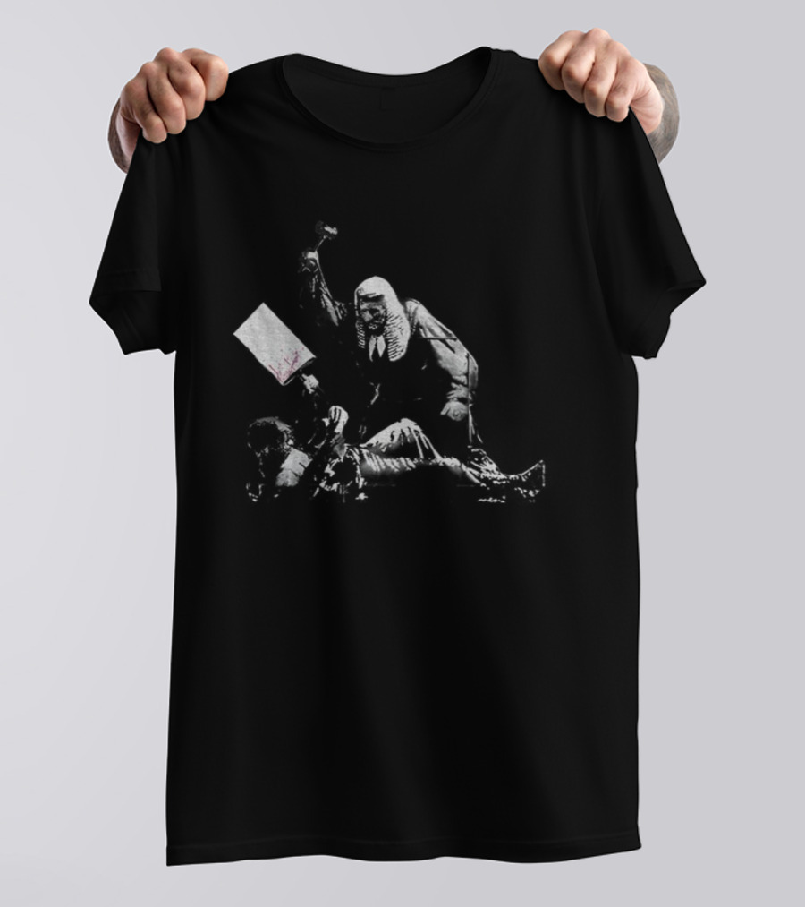 Banksy Royal Courts Of Justice Anti-War Symbolism Mural T-Shirt
