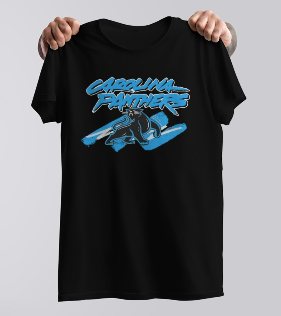Carolina Panthers Luke Combs Vintage Style Panthers Graphic T-Shirt