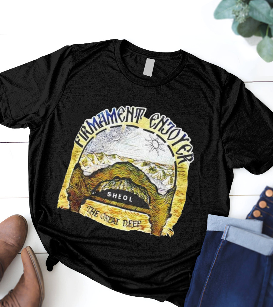 Firmament Enjoyer Sheol The Great Deep Sun And Moon Mountains T-Shirt