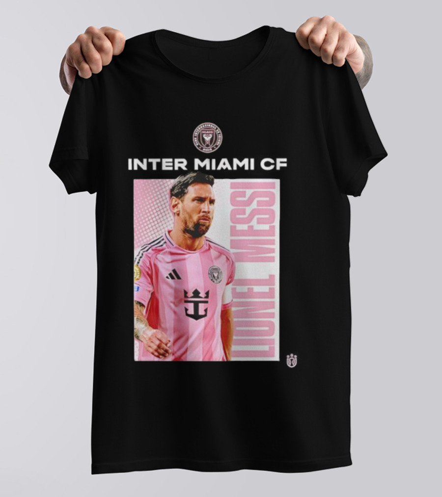 Inter Miami CF Lionel Messi Pink Jersey Program T-Shirt