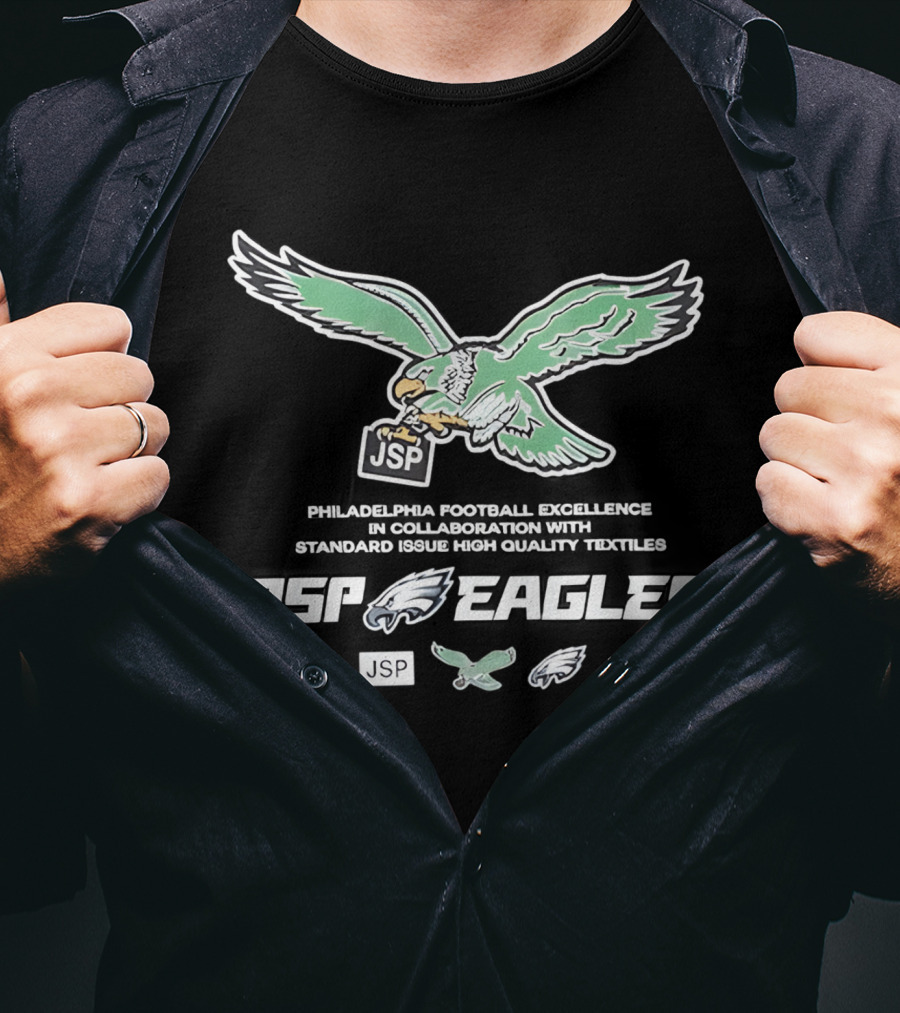 JSP Standard Issue Philadelphia Eagles Fly Fight Win T-Shirt