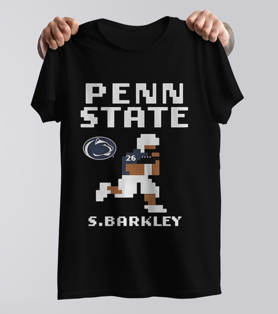 Penn State Saquon Barkley 8 Bit Style Nittany Lions Retro T-Shirt