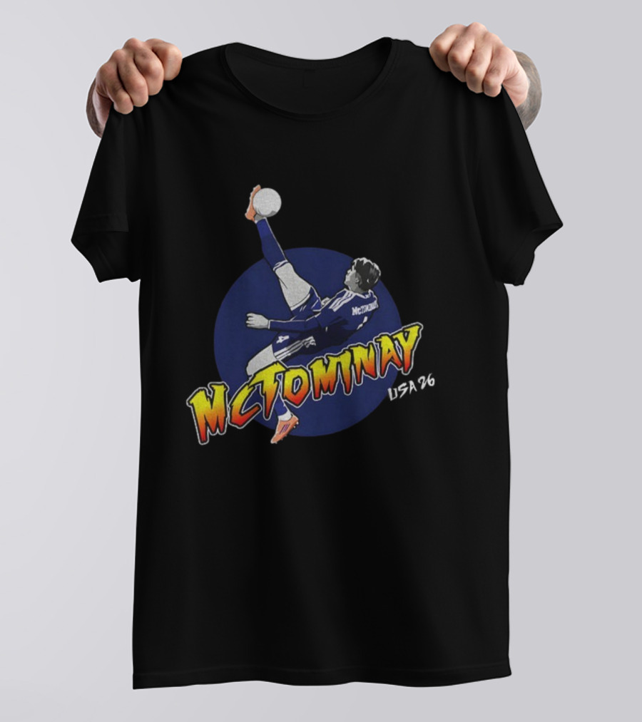 Manchester United McTominay USA 26 World Cup 2026 T-Shirt