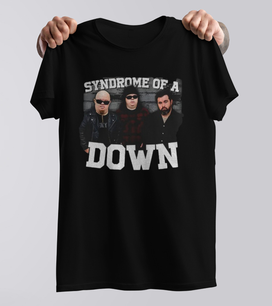 Syndrome Of A Down Band Parody With Group Portrait T-Shirt