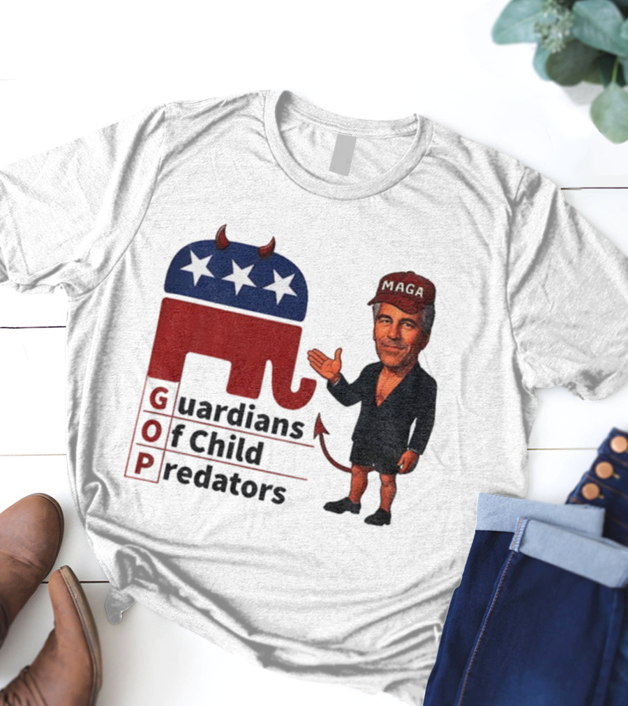 GOP Guardians Of Child Predators Anti MAGA Anti Trump T-Shirt
