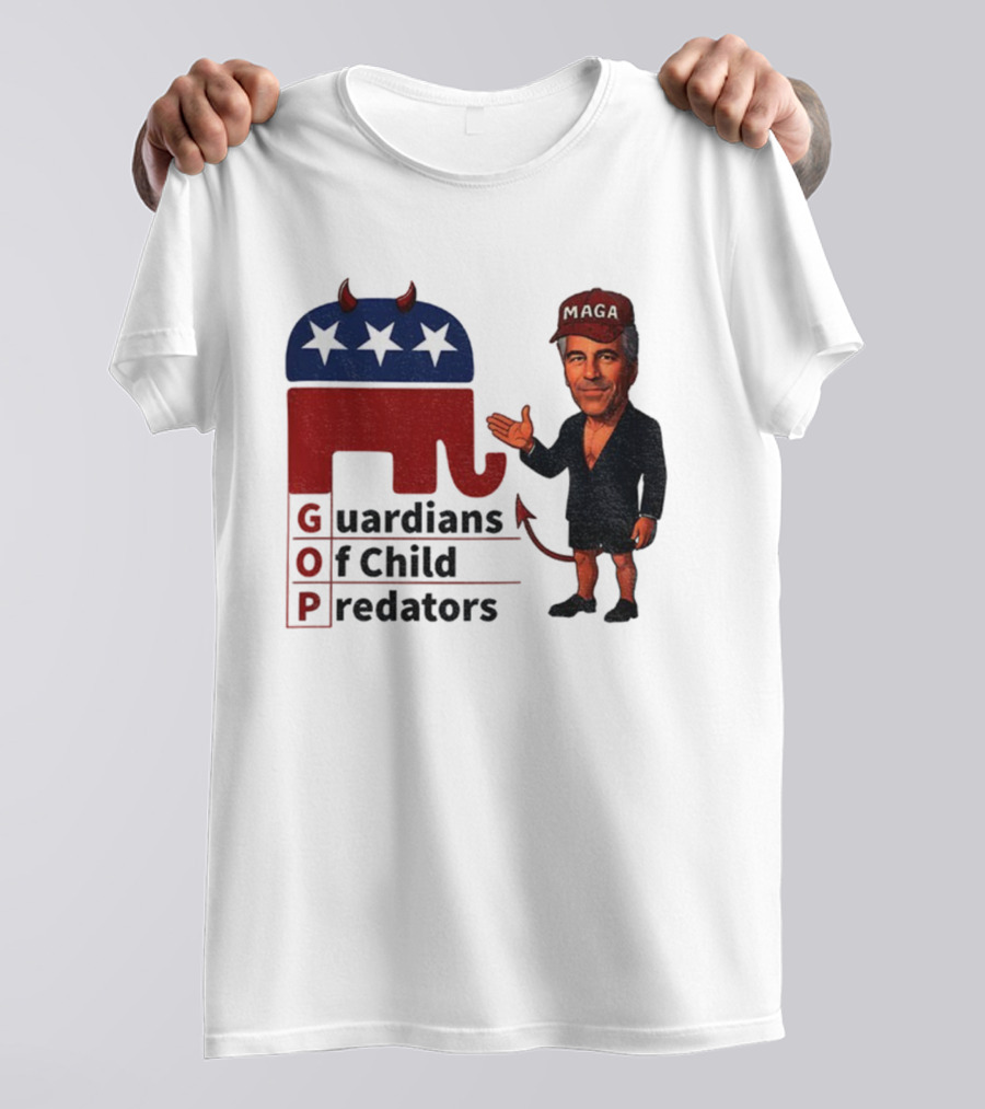 GOP Guardians Of Child Predators Anti MAGA Anti Trump T-Shirt