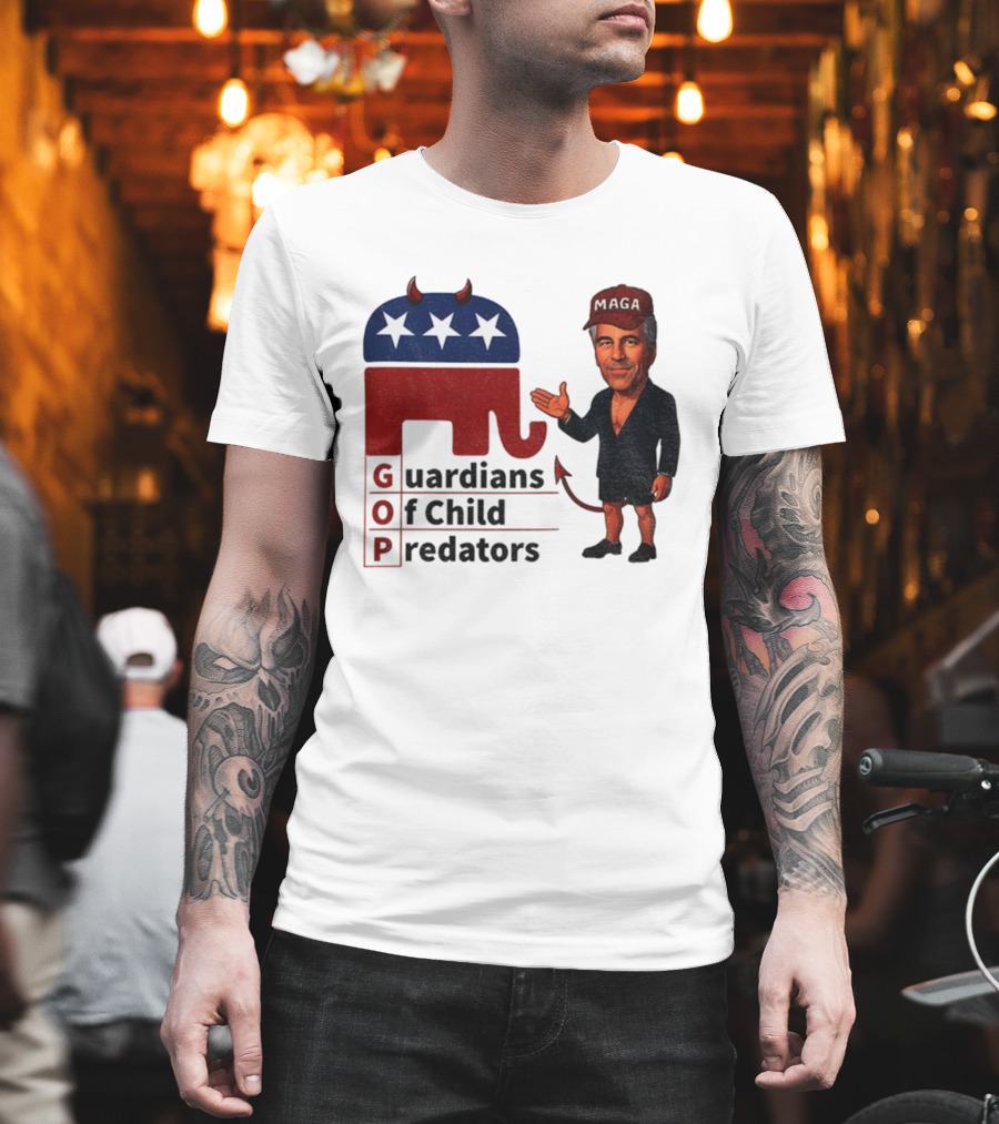 GOP Guardians Of Child Predators Anti MAGA Anti Trump T-Shirt
