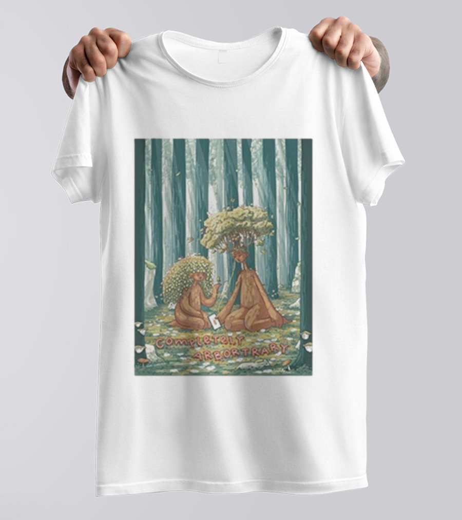 Completely Arbortrary Tree Buds Forest Friends With Nature Hair T-Shirt