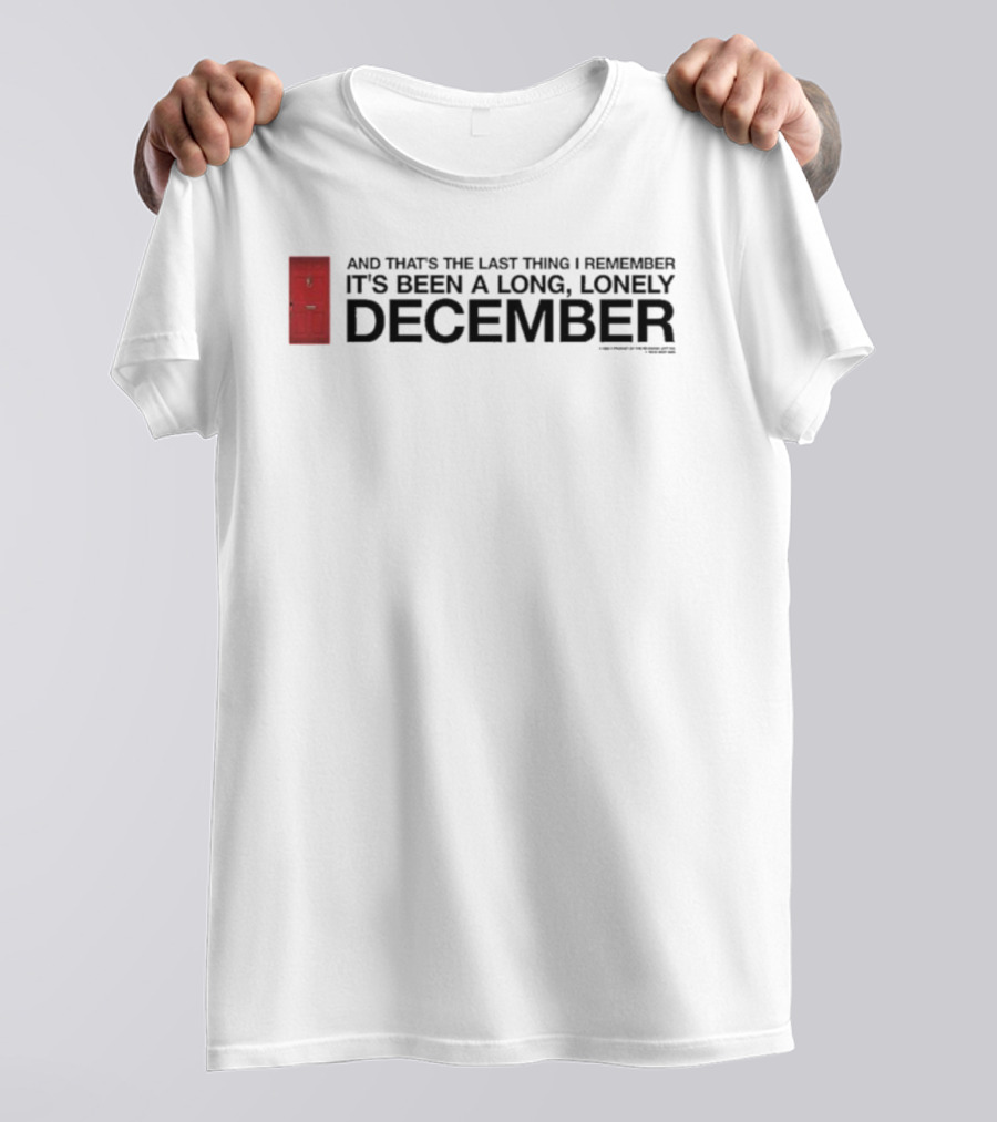 Neck Deep It's Been A Long Lonely December Red Door T-Shirt