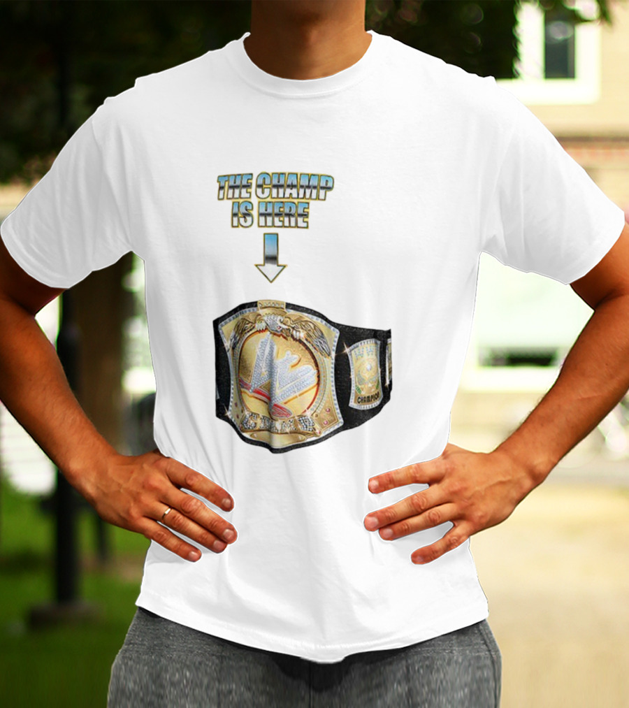 John Cena WWE Champion Belt The Champ Is Here T-Shirt