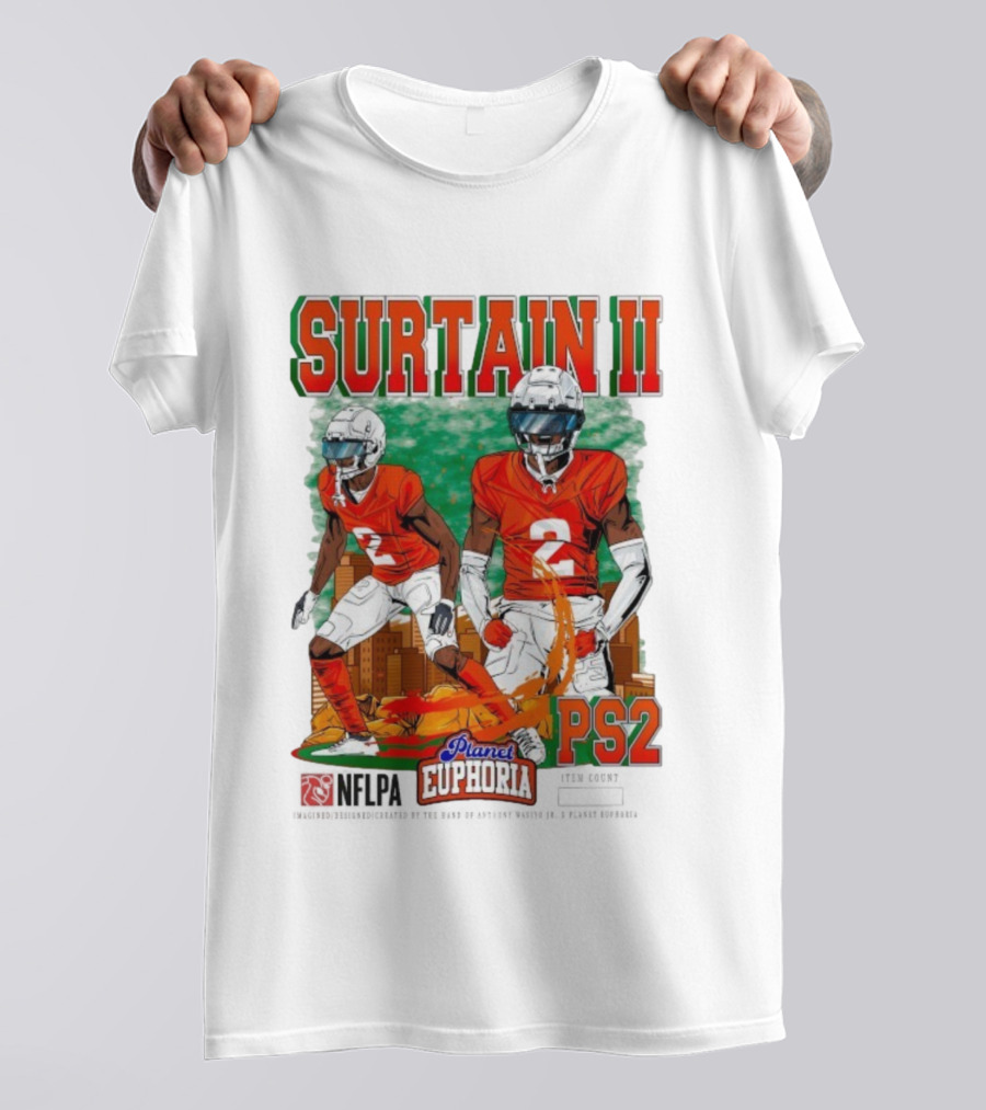 Surtain II Planet Euphoria PS2 Football 王者 T-Shirt