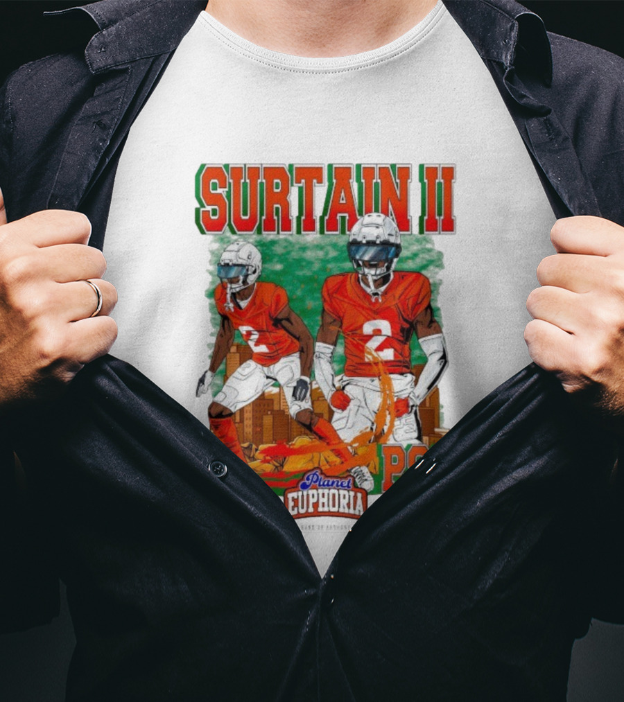 Surtain II Planet Euphoria PS2 Football 王者 T-Shirt