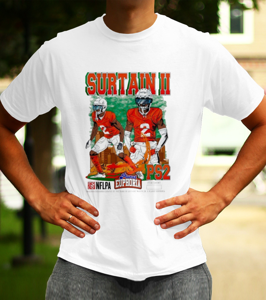 Surtain II Planet Euphoria PS2 Football 王者 T-Shirt