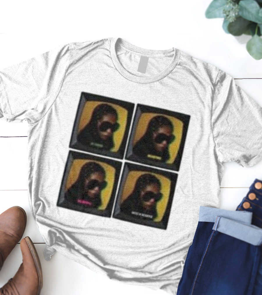 Ms Lauryn Hill Oh Oh Canada Retro TV Style Quad Image T-Shirt
