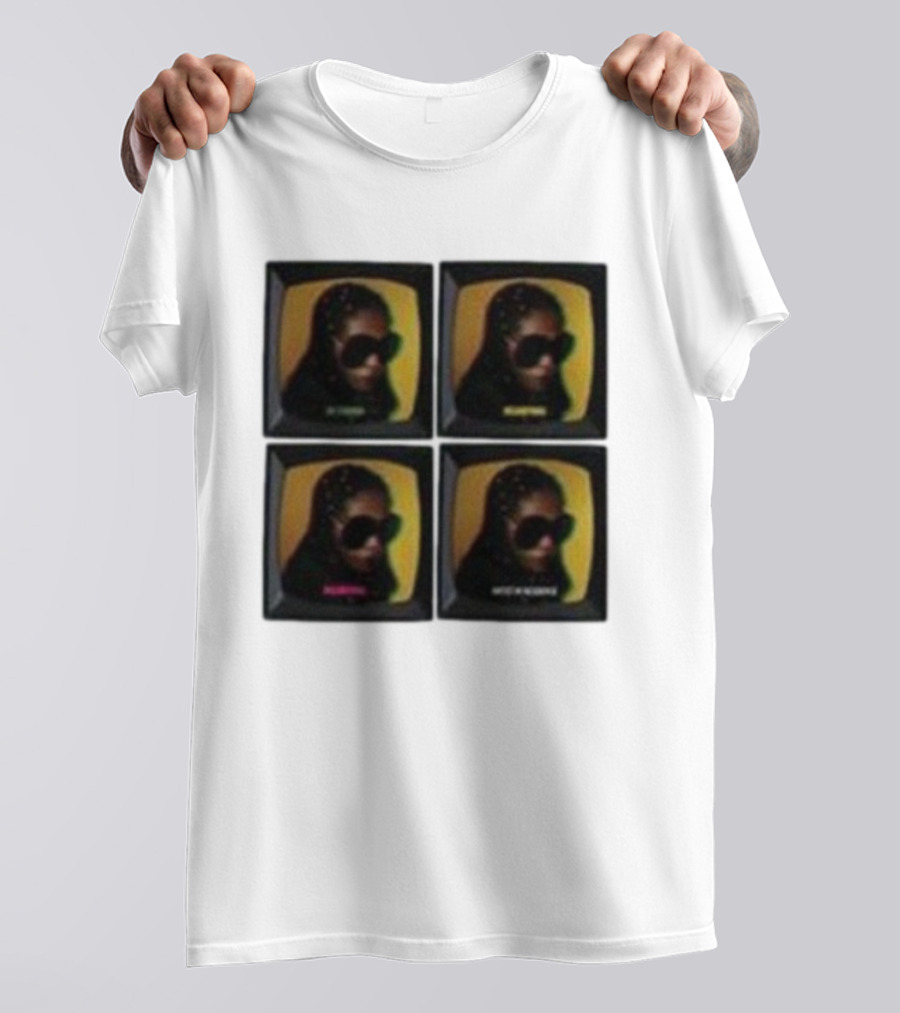 Ms Lauryn Hill Oh Oh Canada Retro TV Style Quad Image T-Shirt