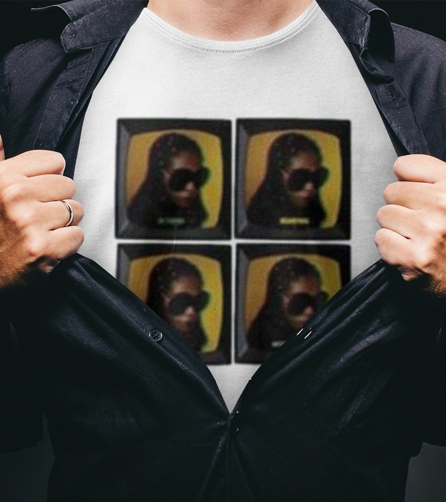 Ms Lauryn Hill Oh Oh Canada Retro TV Style Quad Image T-Shirt