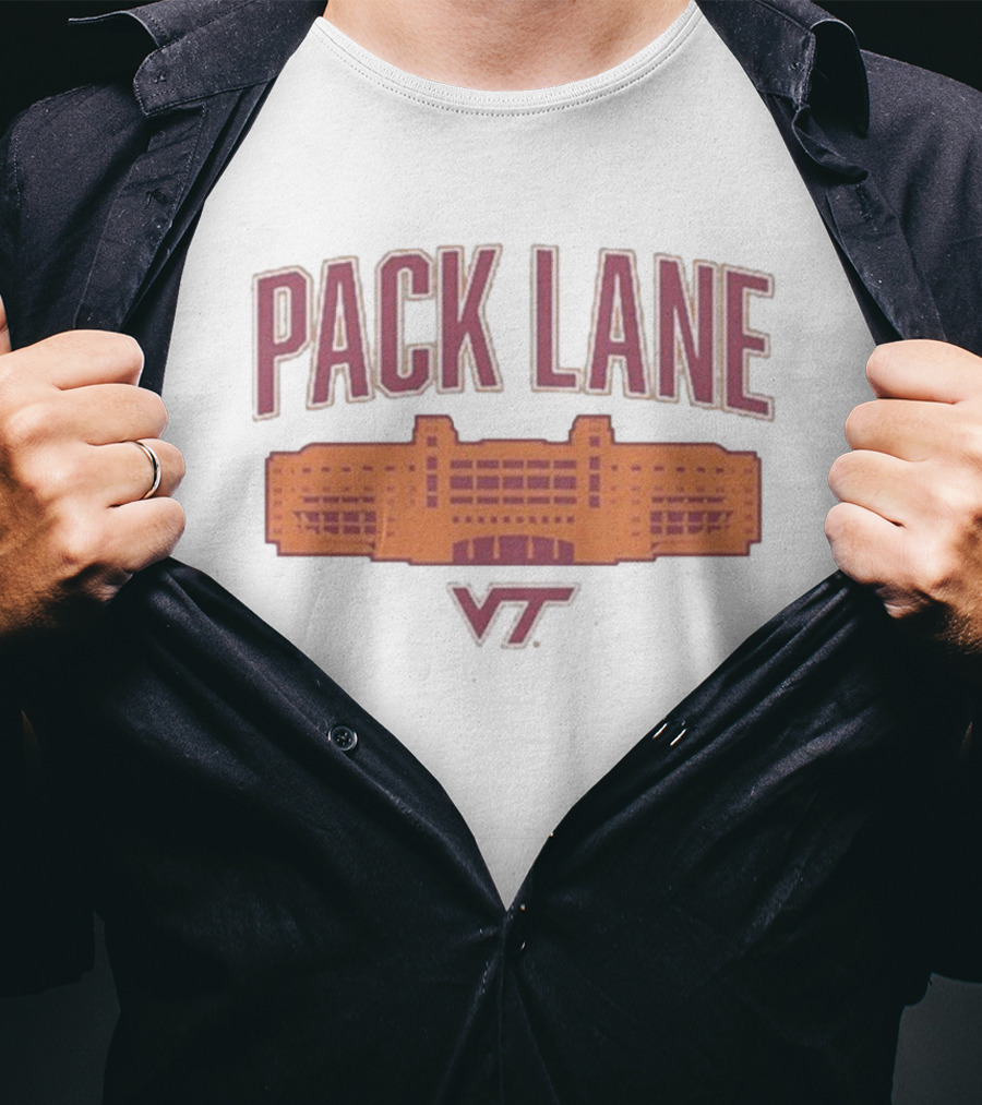 Pack Lane VT Hokies Stadium Fan Gear T-Shirt