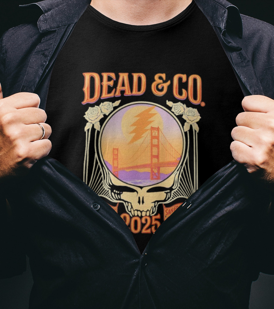 Dead And Company 2025 Golden Gate Park San Francisco CA T-Shirt
