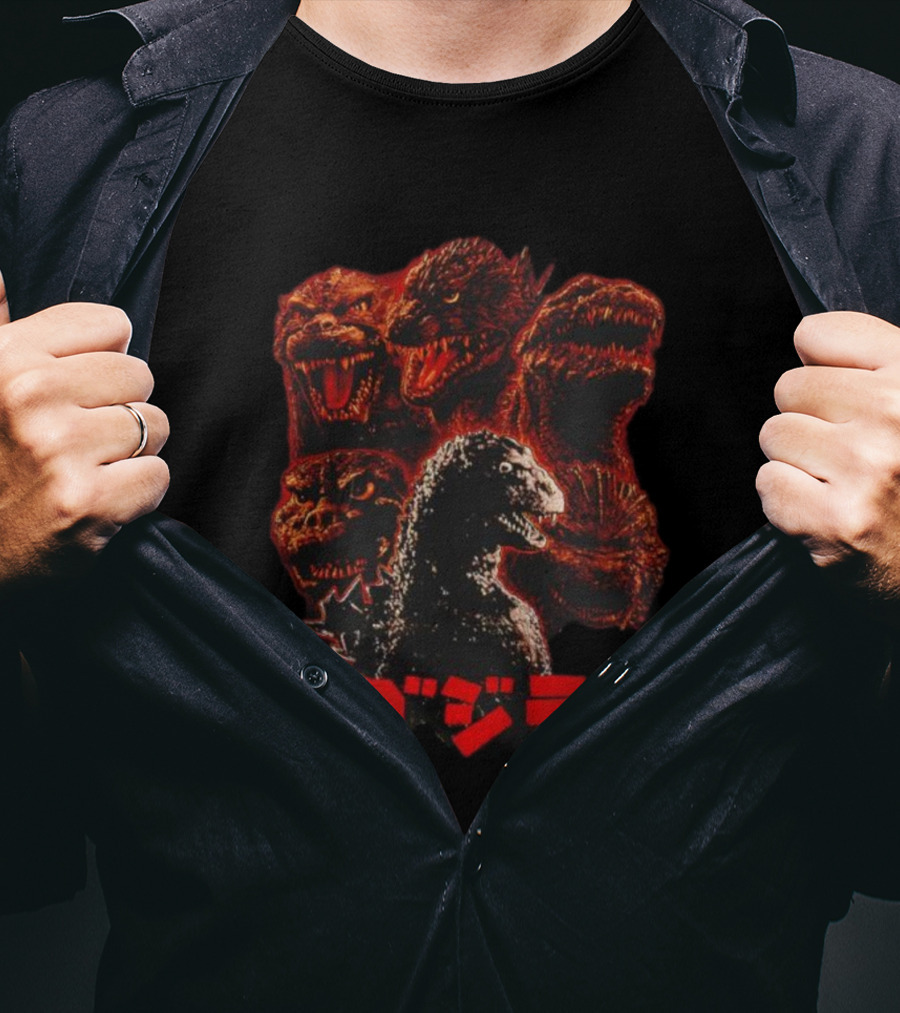 Godzilla 70th Anniversary Kaiju Collection Mineral Wash T-Shirt