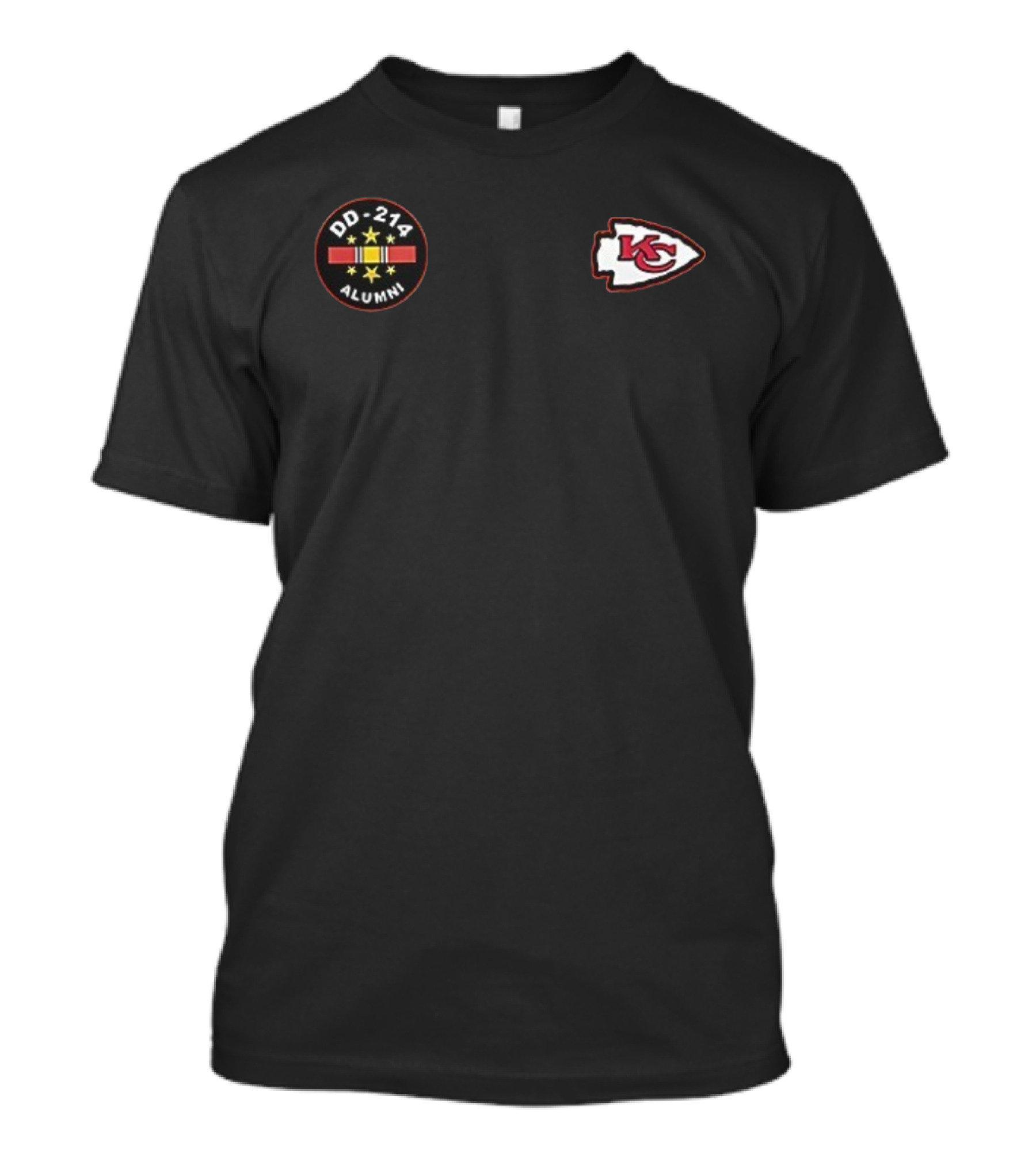 Kansas City Chiefs Never Underestimate A Commanders Fan DD-214 Alumni T-Shirt