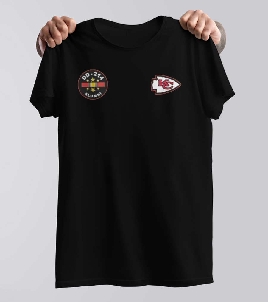 Kansas City Chiefs Never Underestimate A Commanders Fan DD-214 Alumni T-Shirt