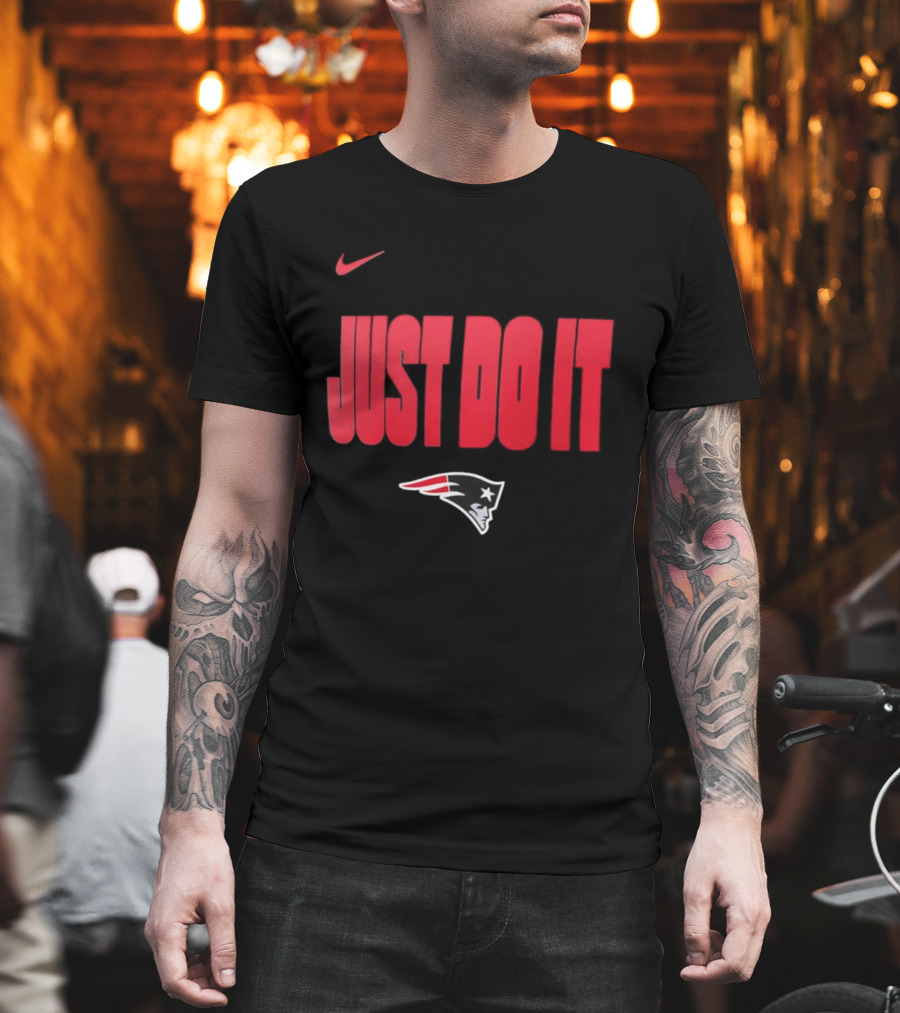 Nike New England Patriots Just Do It 2025 T-Shirt