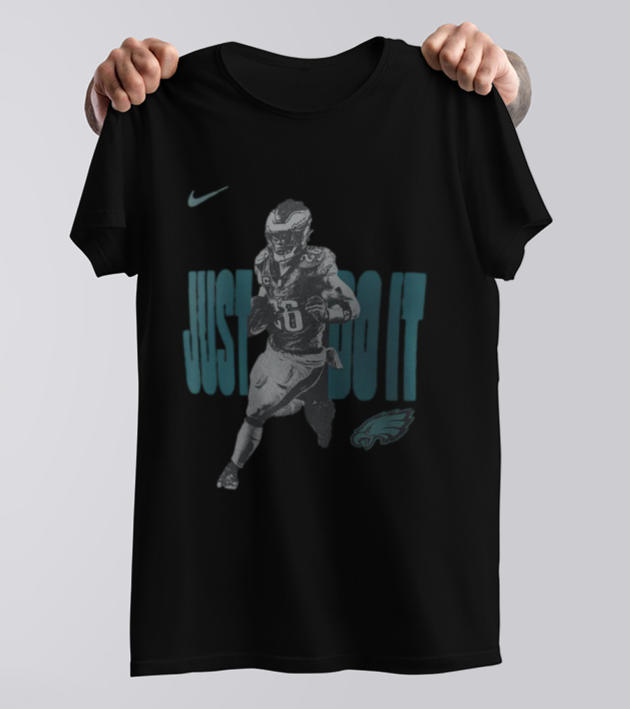 Nike Philadelphia Eagles Saquon Barkley 2025 Just Do It T-Shirt