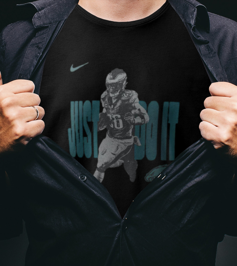 Nike Philadelphia Eagles Saquon Barkley 2025 Just Do It T-Shirt