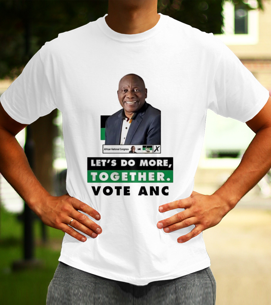 African National Congress Let's Do More Together Vote ANC T-Shirt