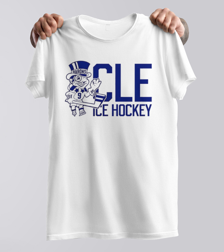 CLE Ice Hockey Top Hat Mascot 9 T-Shirt
