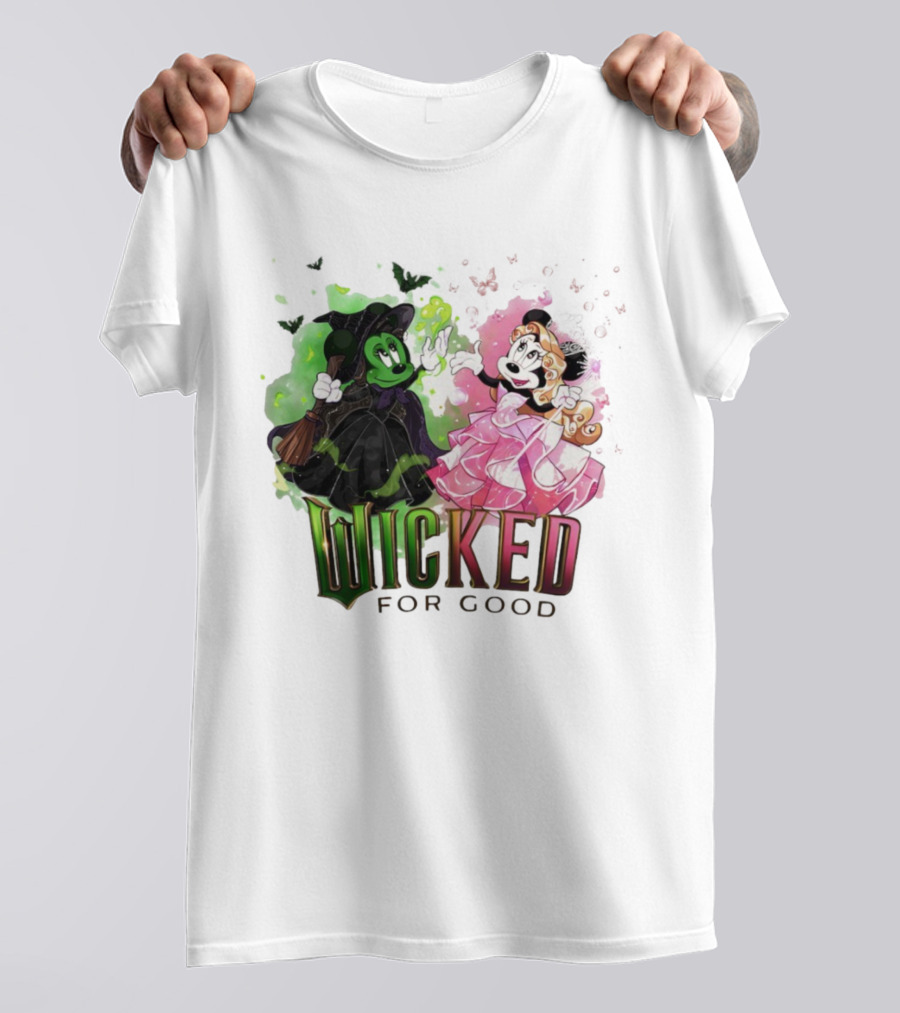 Wicked For Good Minnie Mouse Disney Mashup T-Shirt