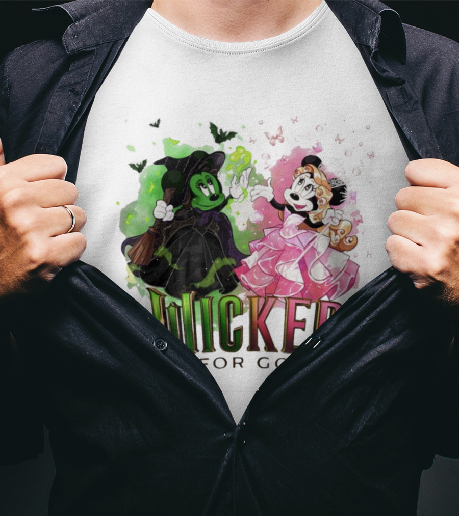 Wicked For Good Minnie Mouse Disney Mashup T-Shirt