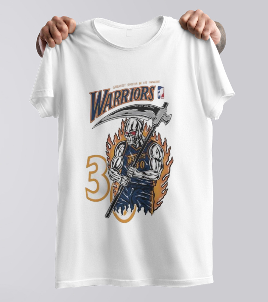 Warriors Greatest Shooter Universe Warren Lotas Reaper 30 T-Shirt
