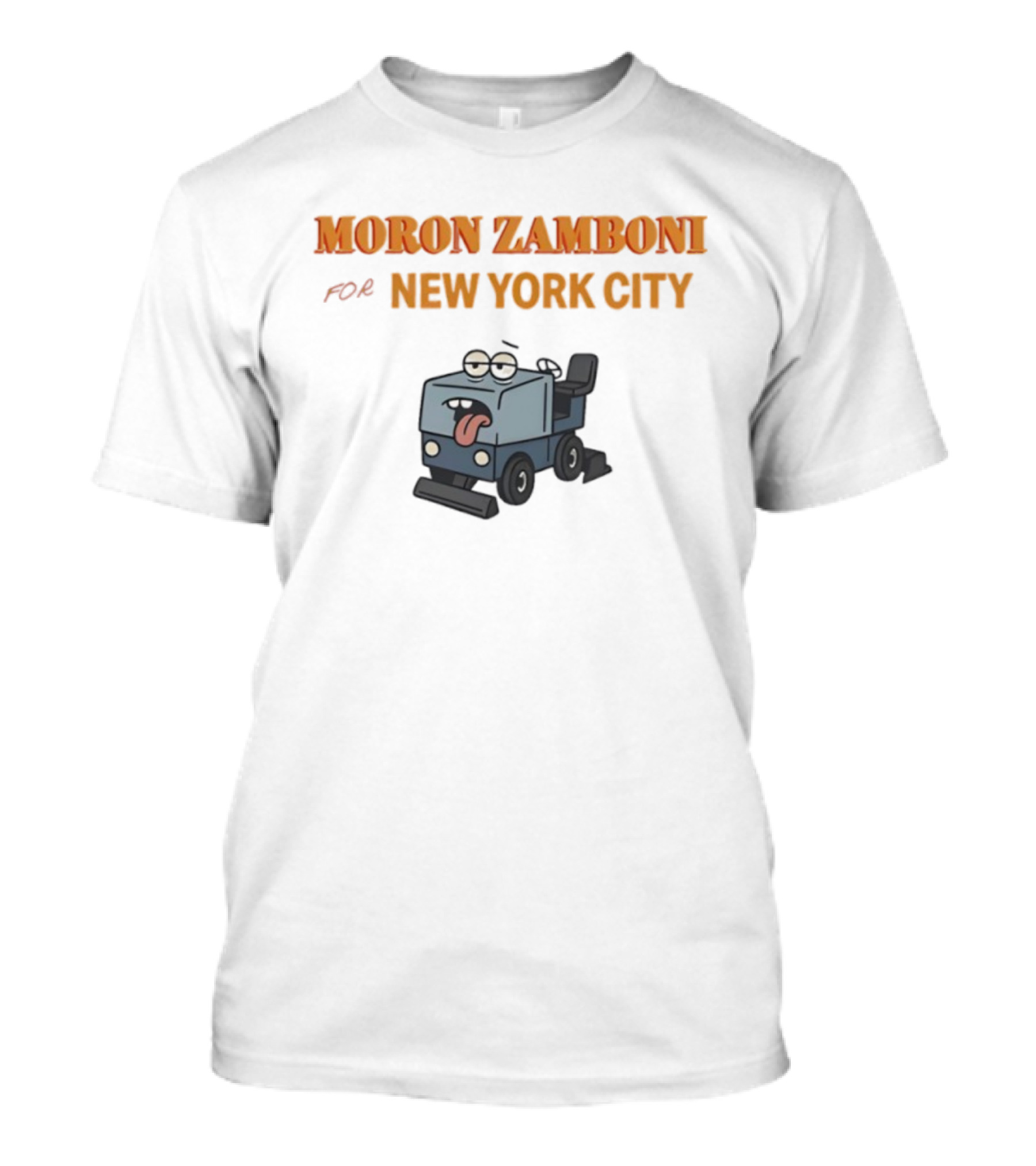 Moron Zamboni For New York City Cartoon Landmark T-Shirt