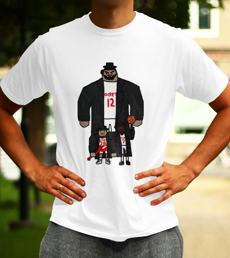 Steven Adams Alperen Şengün Kevin Durant Rockets 12 28 7 NBA Basketball T-Shirt