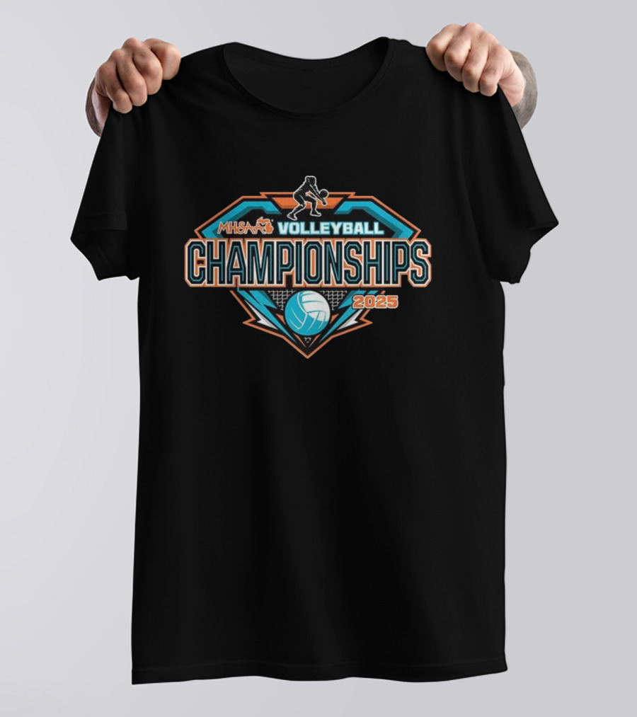 MHSAA 2025 Volleyball Championships T-Shirt